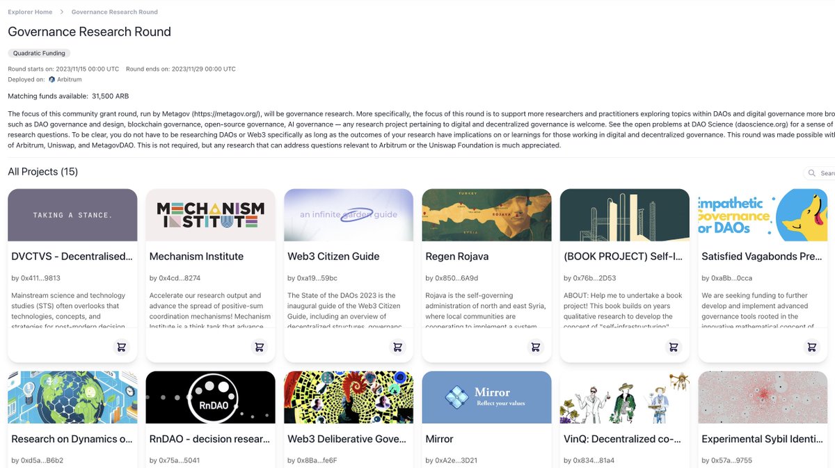 ocandocrypto's tweet image. La @w3citizenguide es ahora parte de la ronda de Investigación de Gobernanza de @gitcoin y @metagov_project 🎉

We are looking to expand our research and keep developing our guide 📷💪