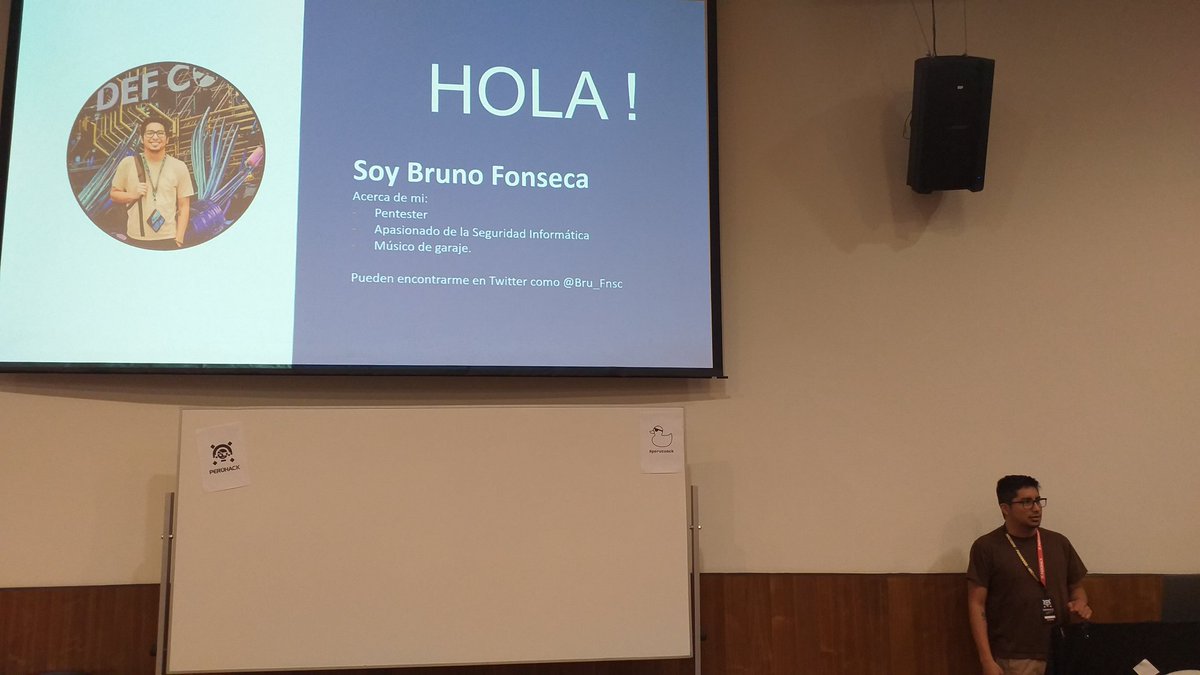 Pentesting de entorno - Aws vulnerables con <a href="/Bru_Fnsc/">Bruno Fonseca</a> en <a href="/PeruHackCon/">PERÚHACK</a> Aprendiendo de los mejores en #ComunidadHackingaEticoPE #PeruCuack