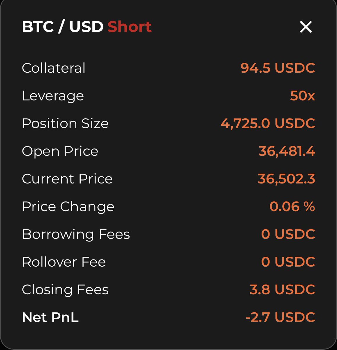 JFipp's tweet photo. Just opened another #Foxify100 risk-free trade using @foxifytrade #perpetuals trading platform. I chose to short #BTC with 50x leverage again this time. Have you tried your hand at trading?
#FoxifyBeta #Options #Trading
https://t.co/tUCVPbAAkR https://t.co/tR5o8XIpKy