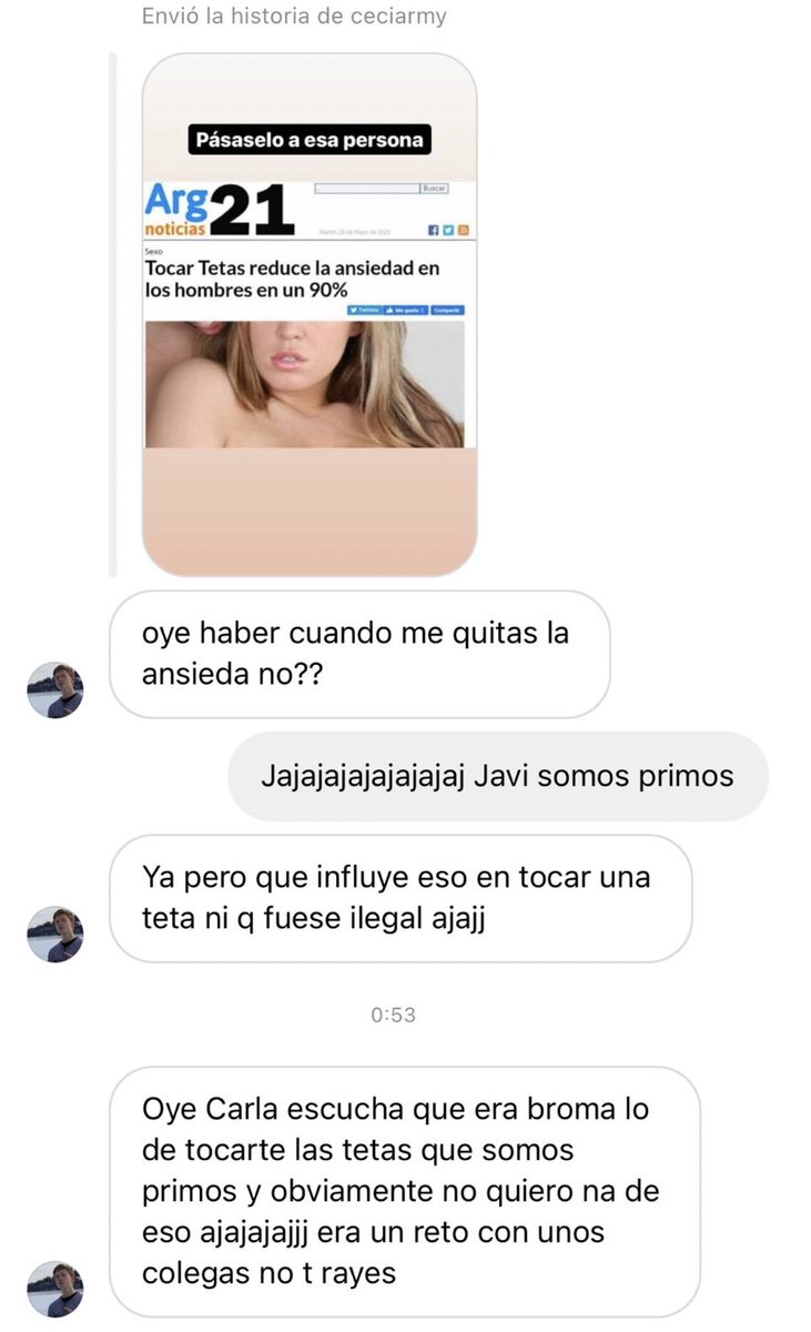 ceciarmy's tweet photo. “Era un reto con unos colegas” 💀💀💀 https://t.co/jrgk8TOEN9