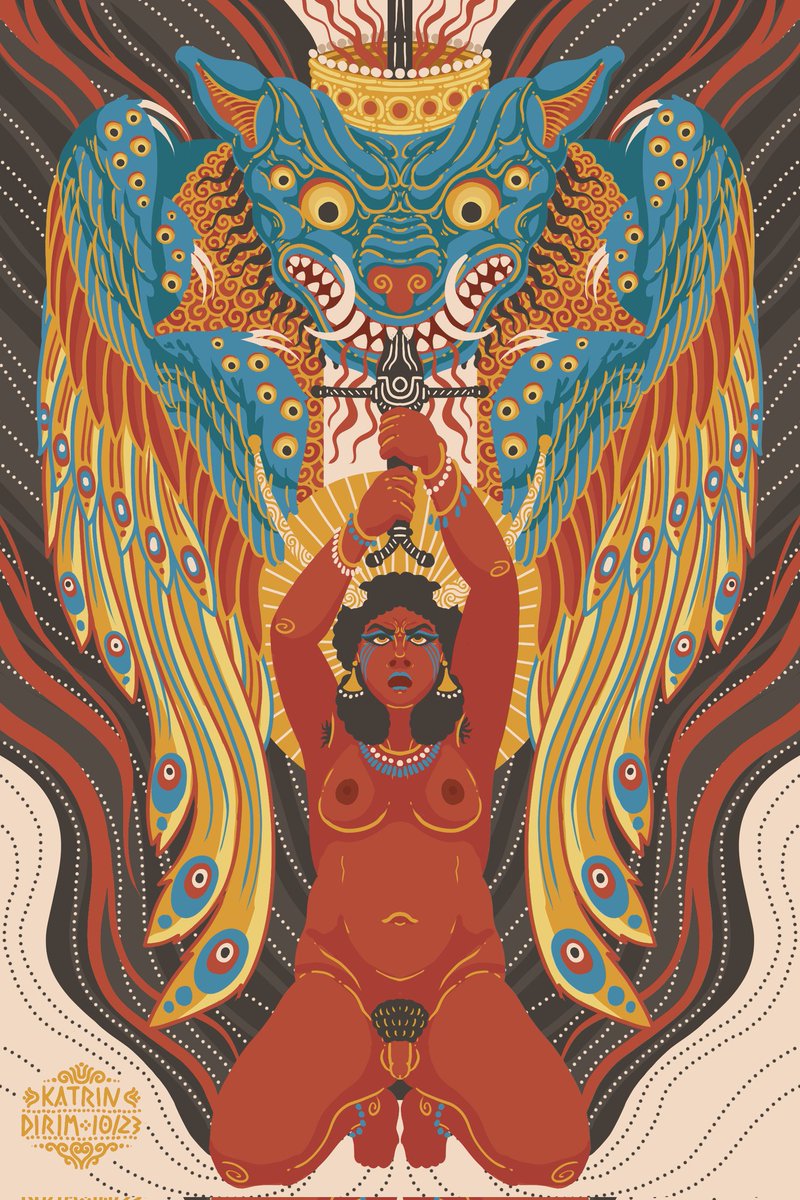 My series of monster-slaying illustrations from last month, all together