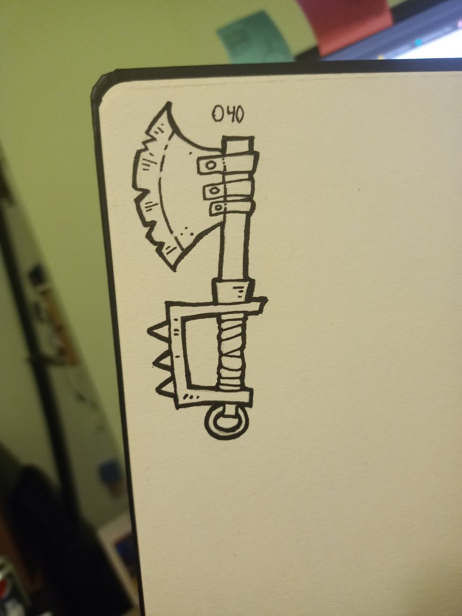 Tiny weapon day 40 #sketchbook