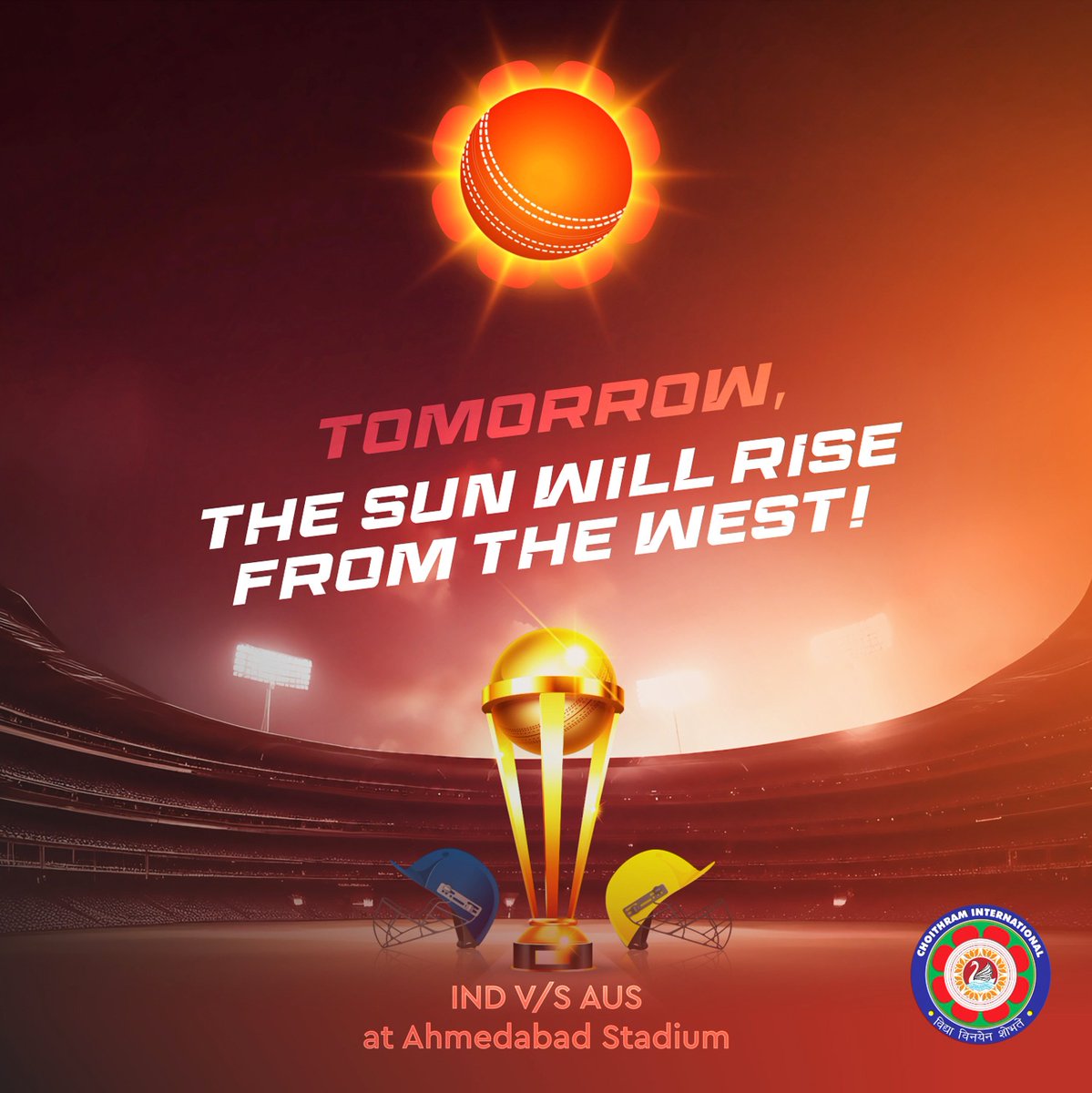 Ahemdabad, be good to our gentlemen in blue! 💙

World Cup final.

Sending love to team India <a href="/BCCI/">BCCI</a>

 #worldcup #football #soccer #fifa #cricket #t #ipl #futbol #fifaworldcup #viratkohli #qatar #messi #championsleague #icc #sports #india #ronaldo #RohitSharma𓃵 #INDvsAUSfinal