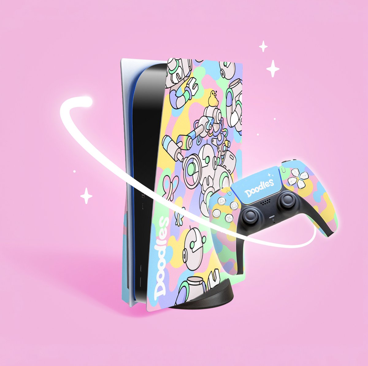 🚨🚨 Giveaway alert 🚨🚨 To celebrate Doodles' inaugural appearance at ComplexCon, we’re giving away an exclusive 1/1 PS5 designed by @burnttoast! To be in with a chance to win, head to the giveaway page for how to enter + terms & conditions: tropee.com/t/91JAAngU