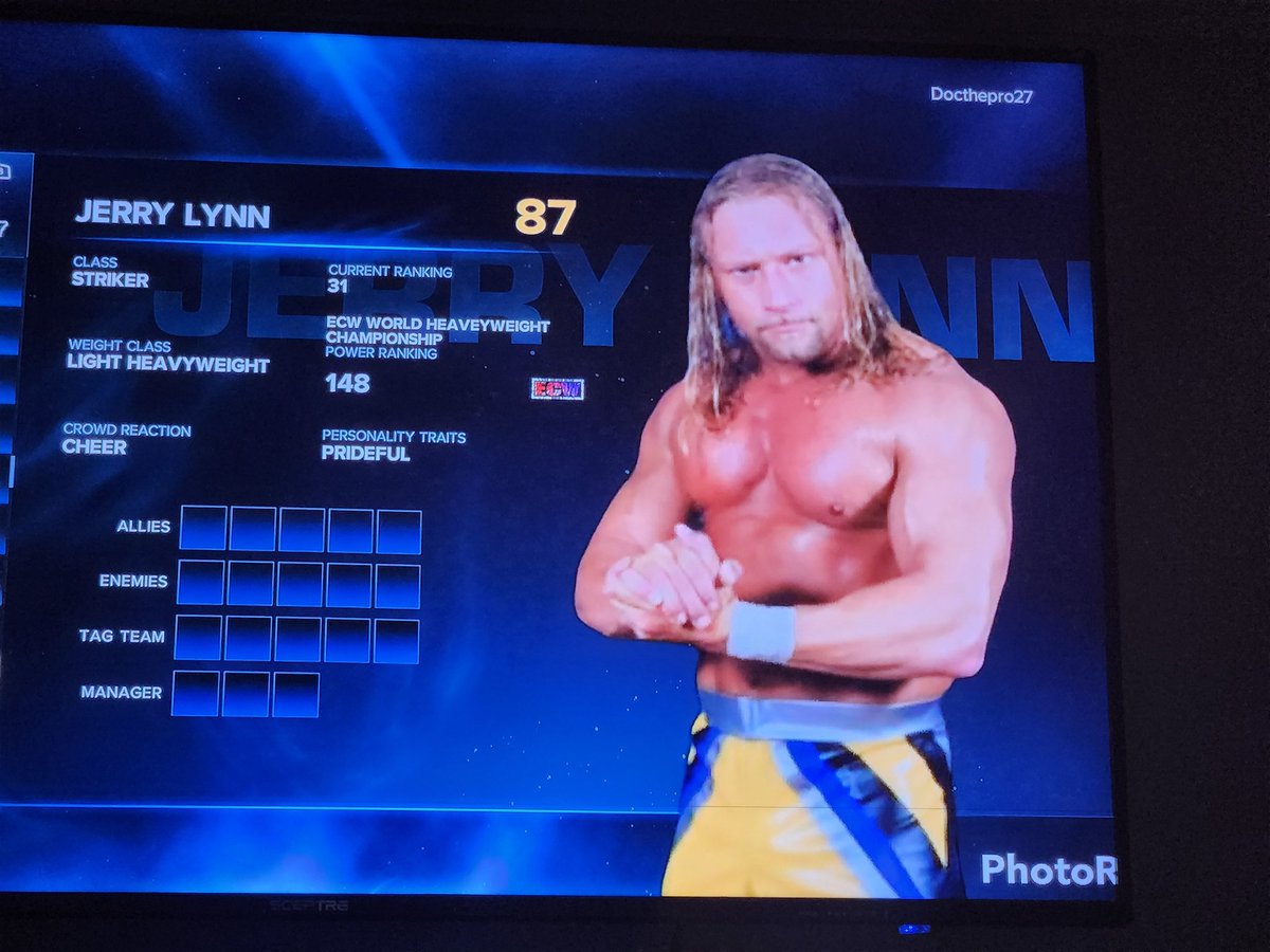 theone19's tweet image. #Real_ECW_ #Ecwpod #ECWRulez #ECWwebsite #WWEgames Jerry Lynn incredible amazing epic wrestler that I enjoy watching him do in the ring be unbelievable #itsjerrylynn