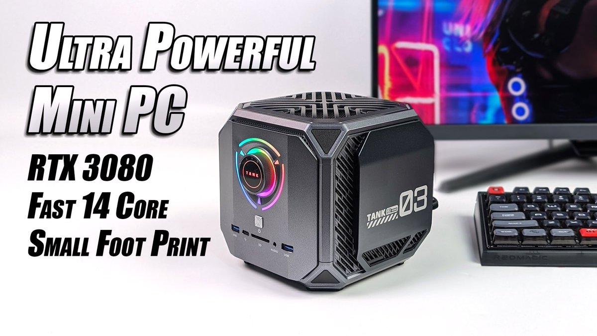 theetaprime's tweet image. The TANK 03 Is An All New Ultra FAST Mini Gaming PC! RTX 3080 Hands-On Review @Acemagic_MiniPC @NVIDIAGeForce
youtu.be/KYnLp-x1b4o