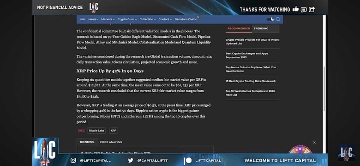 Shout out to <a href="/CapitalLiftt/">LIFTT CAPITAL 🚀</a> I said so a month or so ago. Xrp price possibly $60K, Bitcoin price $250-$280K easy, Eth- maybe $120-$150K and Xlm $45-60K.