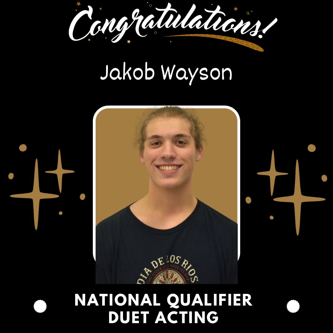 Join me in congratulating our NATIONAL QUALIFIERS! Proud of you troupe 887! ♥️🎭