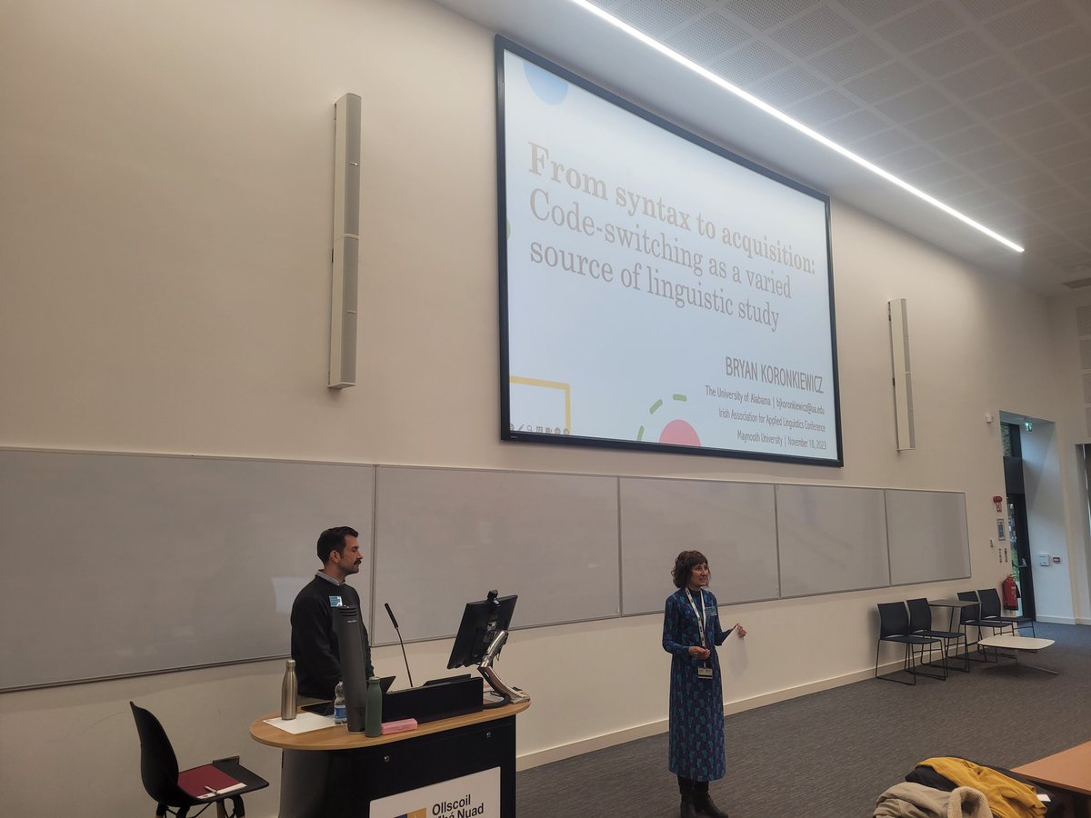 Second plenary with @okay_bryan on codeswitching #IRAAL2023