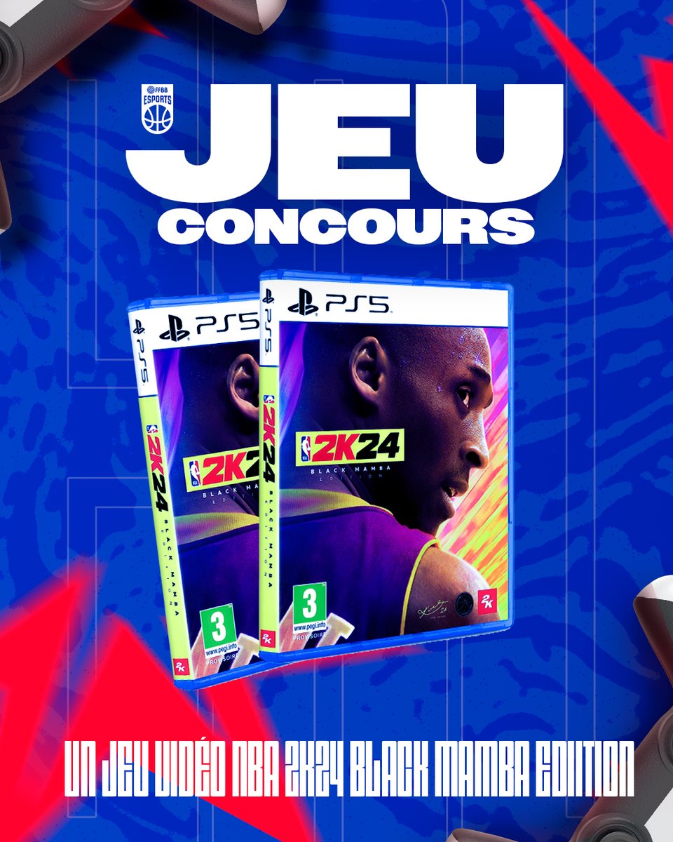 FFBBesports's tweet image. 🎮 Pour la Journée Mondiale du Jeu Vidéo, on vous régale aujourd'hui ! 🎁

Pour participer :
- Like et RT ce tweet ❤️
- Mentionne la personne avec qui tu voudrais y jouer en commentaires 👇

🗳️ Tirage au sort lundi midi, vous avez deux jours.
Que la partir commence !
