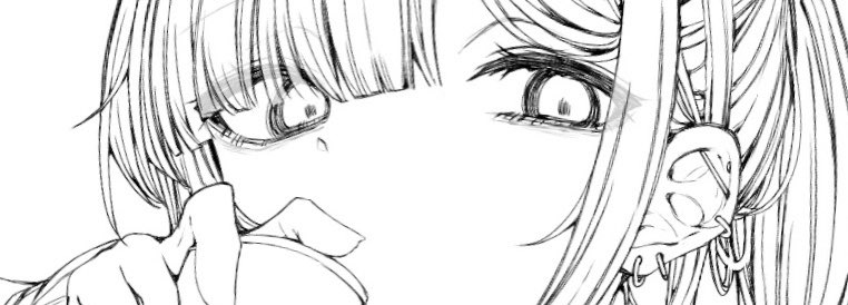 最近の目の描き方、お気に入り。