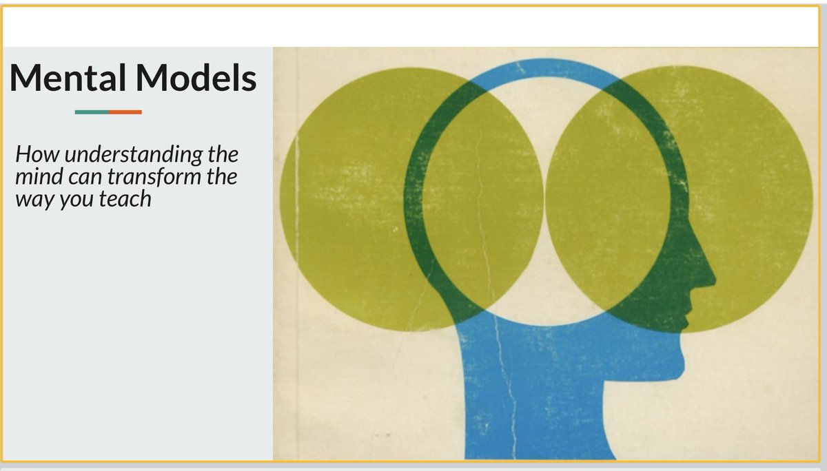 Join me @learningandtheb at 3:45 today when I’ll be taking about MENTAL MODELS: How understanding the mind can transform the way you teach.