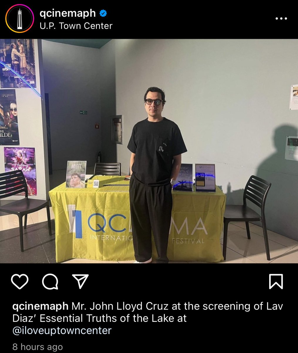 Infer kay Lloydie, he went straight from the screening of his film Essential Truths of the Lake by Lav Diaz at UP Town Center for this year’s edition of QCinema to #TheBigBash event. Kaya same same ng outfit. 

Appreciate this effort, Popoy. ❤️

#BashManila