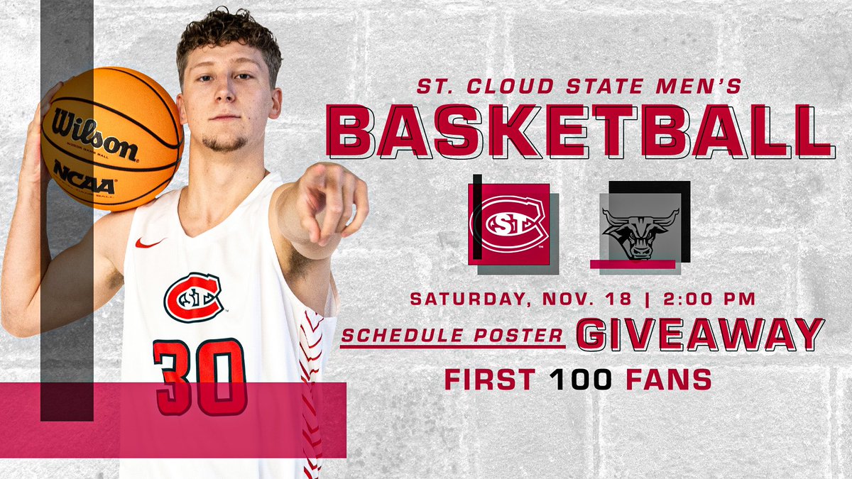 🏀 <a href="/SCSUHuskies_MBB/">St. Cloud State Men's Basketball</a> faces off against Minnesota State Mankato today at 2 pm for their home opener!

#HuskiesHoops  #GoHuskies 🐾
