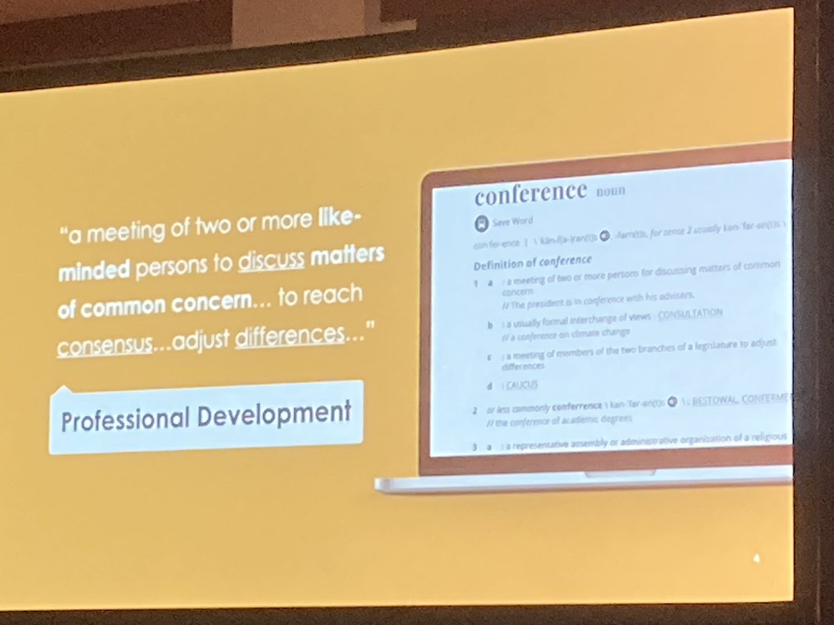 MathManfre's tweet photo. Reminiscing @tlstrayhorn’s keynote on belonging yesterday at @SOTFCONF. #sotf23 #sotf2023 

Defining “conferences”, “belonging”, the latin definition of “education,” storytelling about his grandmother, and his singing. Just wow. Powerful. https://t.co/KJLBkpBamI