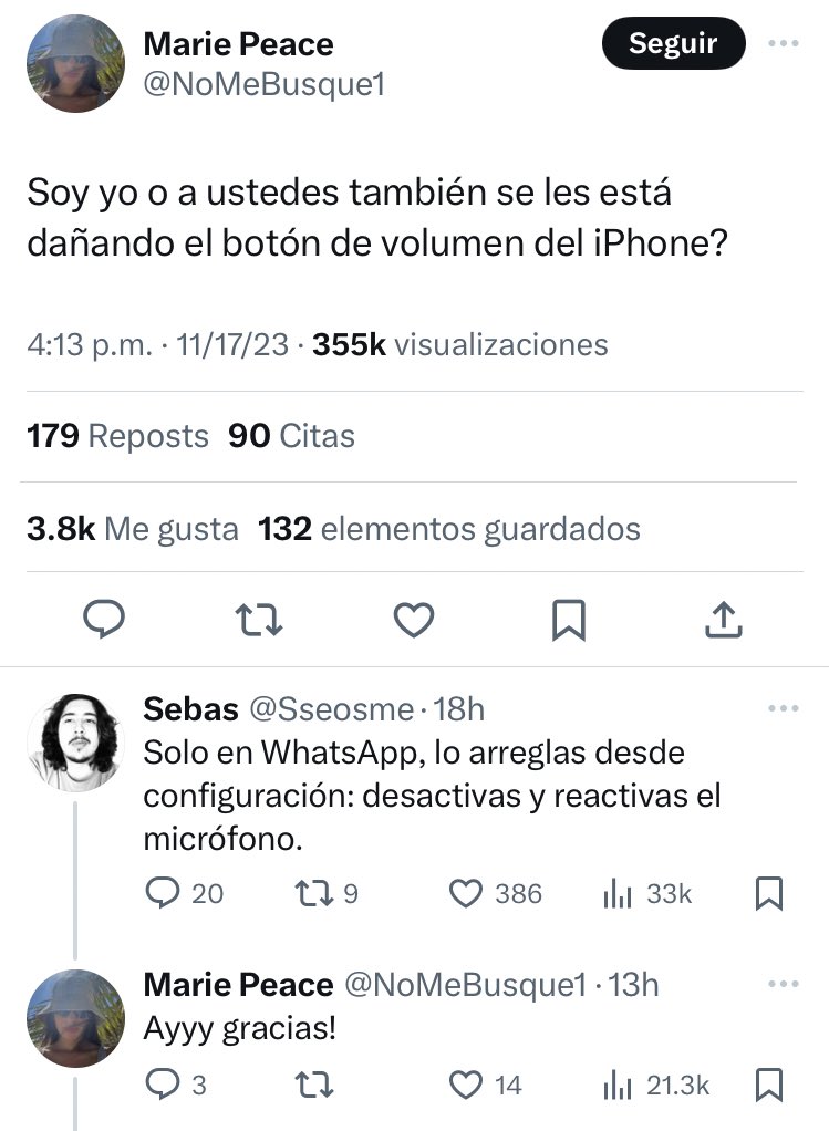 Nueza's tweet image. Esta es la solución amigos 🙌🏼 #iphoneissue