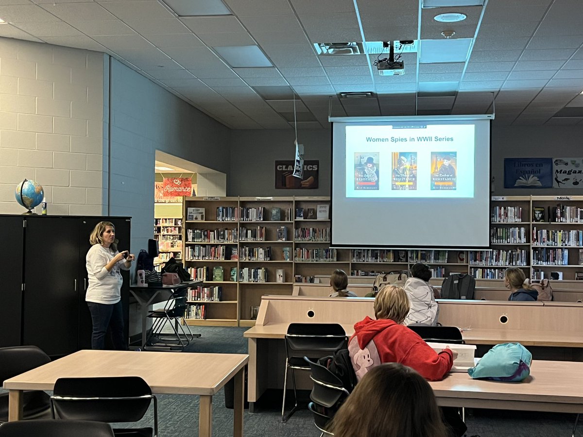 SCN Creative Writing Club learns from published author Kit Sergeant.