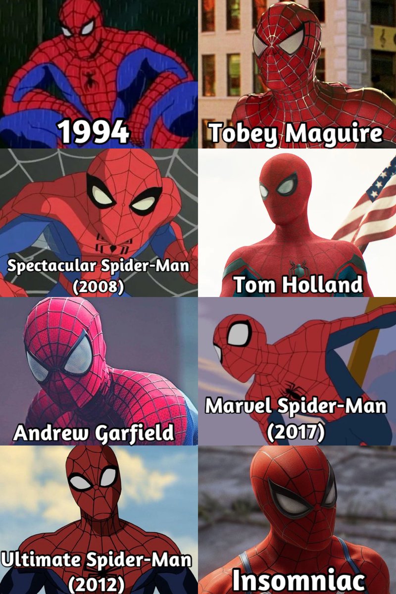 _skreetbull's tweet image. Spider-Man fans, which version of Spider-Man is your favorite here?