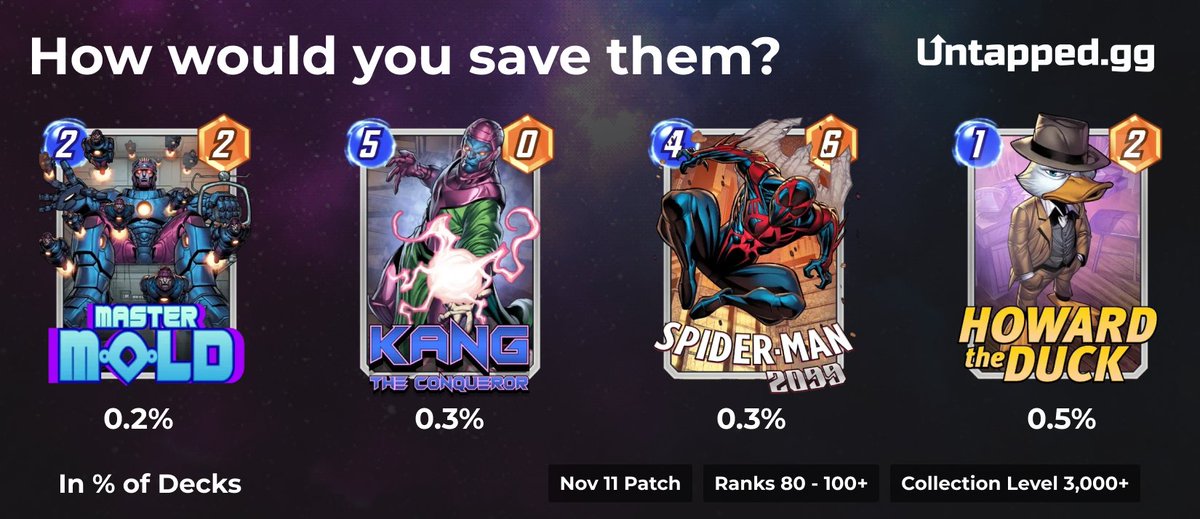 📉 Can they become playable?

After several patches, these cards haven't received any love. Do they need a redesign?

How would you save them from oblivion?