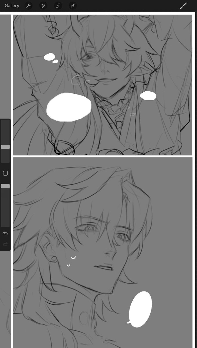 … looks away #renheng #xingyue #wip