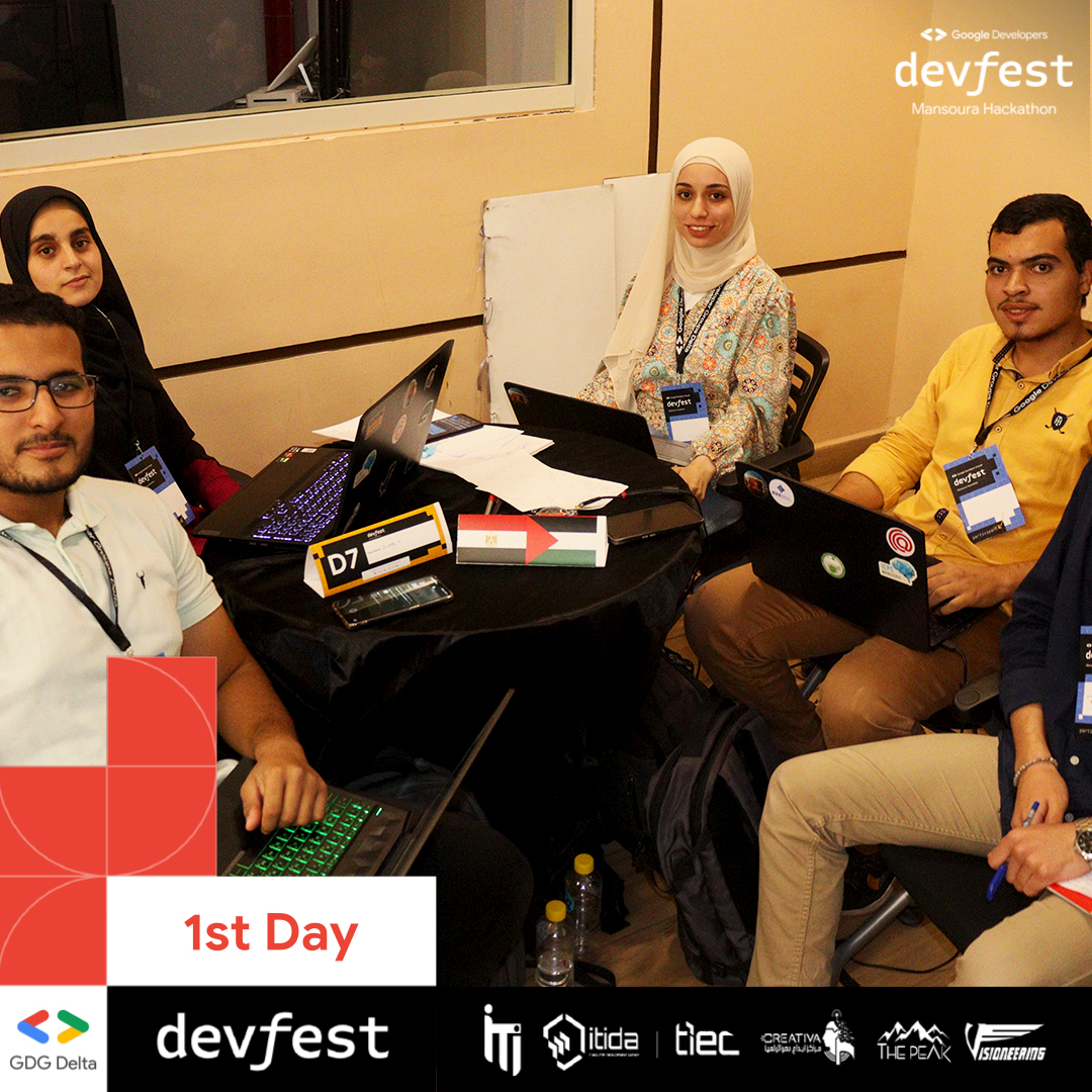GDG_Delta's tweet photo. DevFest Mansoura Hackathon 2023 Teams π₯π₯
@Nour_BOUAYADI @Akram_Zeyada @googledevgroups @GoogleArabia
#TechInnovation #DevFestMansouraHackathon2023 #DevFest2023 #DevFestMansoura2023 #DevFestNewStyle #NewStyleMansoura23 #GDGDelta #WTMDelta #freepalestine https://t.co/CvaYGiBLpH