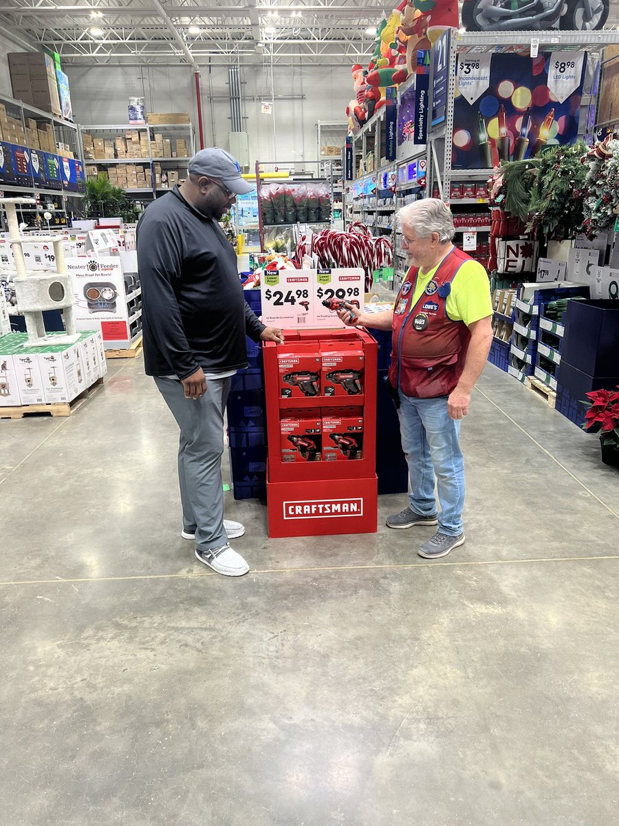 Joe Richmond (@joerich69403259) on Twitter photo Lowe’s of Fayetteville is set up for the Craftsman 4V cordless screwdriver demo. Great stocking stuffer. Stop in and get one today from Donald. <a href="/BenitoKomadina/">Benito.Komadina@Lowes</a> <a href="/JBBailey9/">JBBailey</a> <a href="/BlueBoxR1/">@BlueBoxR1</a> <a href="/kennygrimsley/">Kenny Grimsley</a> Lowe’s of Fayetteville is set up for the Craftsman 4V cordless screwdriver demo. Great stocking stuffer. Stop in and get one today from Donald. <a href="/BenitoKomadina/">Benito.Komadina@Lowes</a> <a href="/JBBailey9/">JBBailey</a> <a href="/BlueBoxR1/">@BlueBoxR1</a> <a href="/kennygrimsley/">Kenny Grimsley</a>