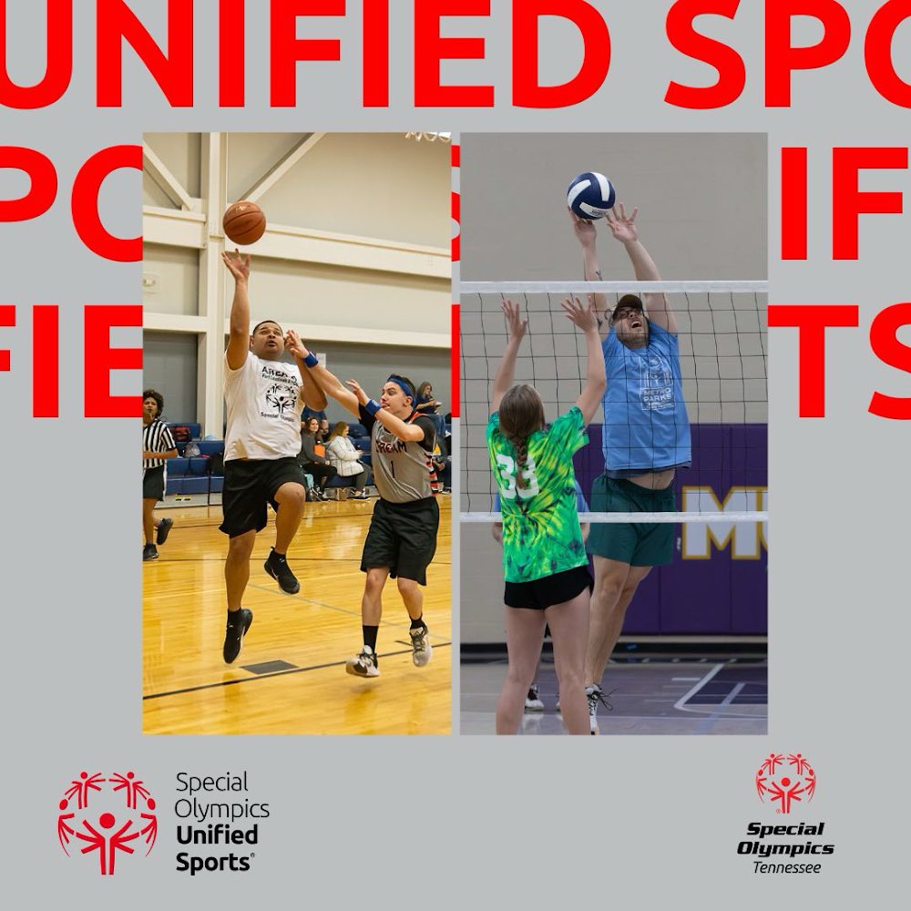 Team sports bring people together. <a href="/SOTennessee/">Special Olympics TN</a> Unified Sports teams break down stereotypes about people with intellectual disabilities (ID). Unified Sports joins people with &amp; without ID on the same team because playing together is a quick path to friendship &amp; understanding.