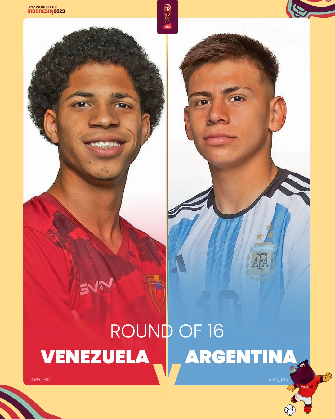 Argentina v Venezuela, Round of 16