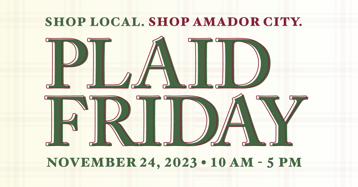 Wine Tree Farm and the merchants in Amador City are participating in the county wide PLAID FRIDAY on 11/24/23. #winetreefarm #corinnewines <a href="/visitamadorcity/">Virginia Vasquez</a> #visitamador