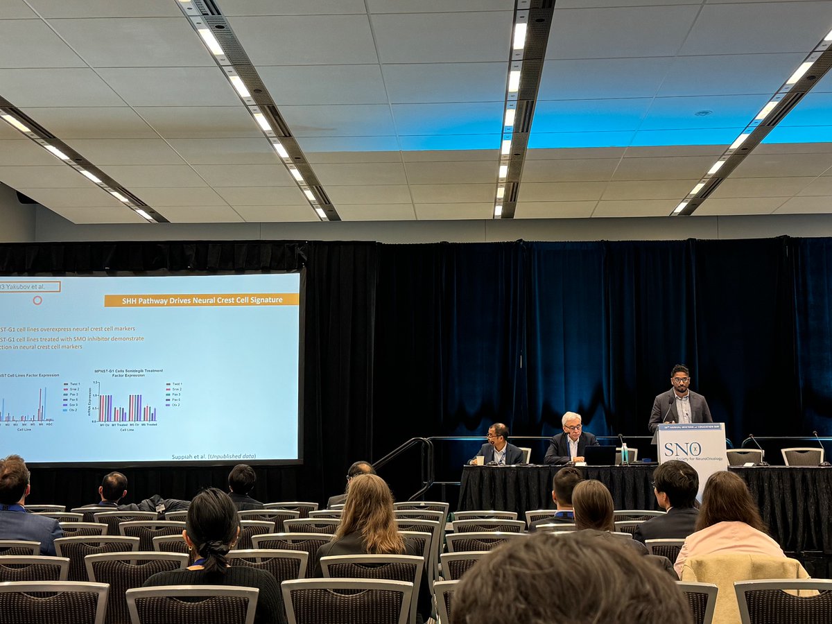 Amazing body of work @SuganthSuppiah presented at @NeuroOnc Annual Meeting! Continued focus needed on #neurofibromatosis and #CNStumors