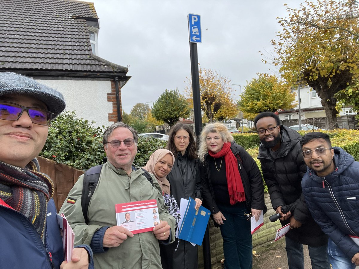 We were out and about listening to & talking with our neighbours in #Barkingside #Ward today. #TeamLabour