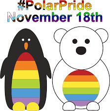 Happy Polar Pride. Reminder for everyone to think about how we can make Arctic and Antarctic research and fieldwork more inclusive.