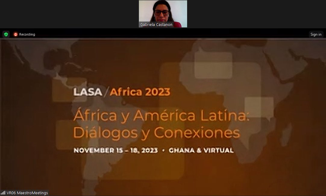 castanongab's tweet photo. It’s was a pleasure to partipate at @LASACONGRESS  in Ghanna, Africa.  (Virtually) Thanks Dr. @CallaHummel  for organizing the panel #ComparativeMigrationStudies.  Great presentation and discussion of the topics addressed. 👇🏼👏🏻👏🏻 https://t.co/I428mqBB6a
