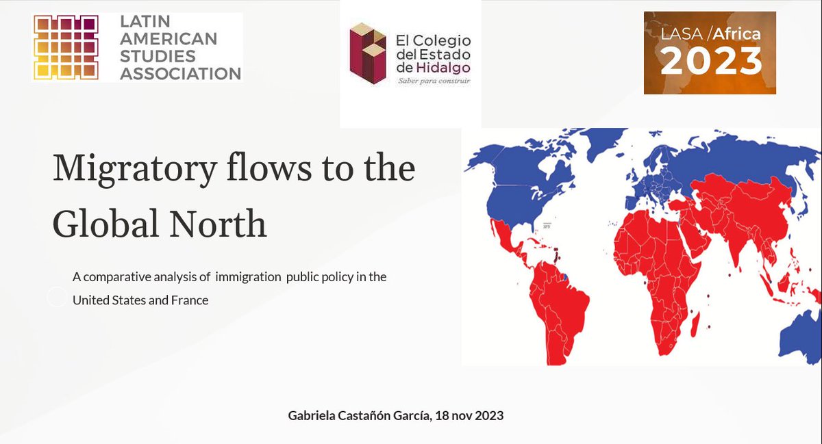 castanongab's tweet photo. It’s was a pleasure to partipate at @LASACONGRESS  in Ghanna, Africa.  (Virtually) Thanks Dr. @CallaHummel  for organizing the panel #ComparativeMigrationStudies.  Great presentation and discussion of the topics addressed. 👇🏼👏🏻👏🏻 https://t.co/I428mqBB6a