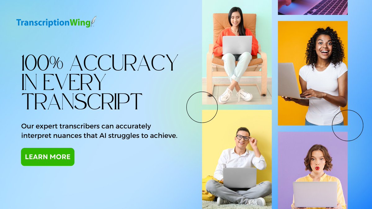 It's time to utilize #transcriptions in your #marketresearch! TranscriptionWing™ can deliver these verbatim or with filler words edited out to make them more client-ready. Learn more here: bit.ly/3sCm9vA