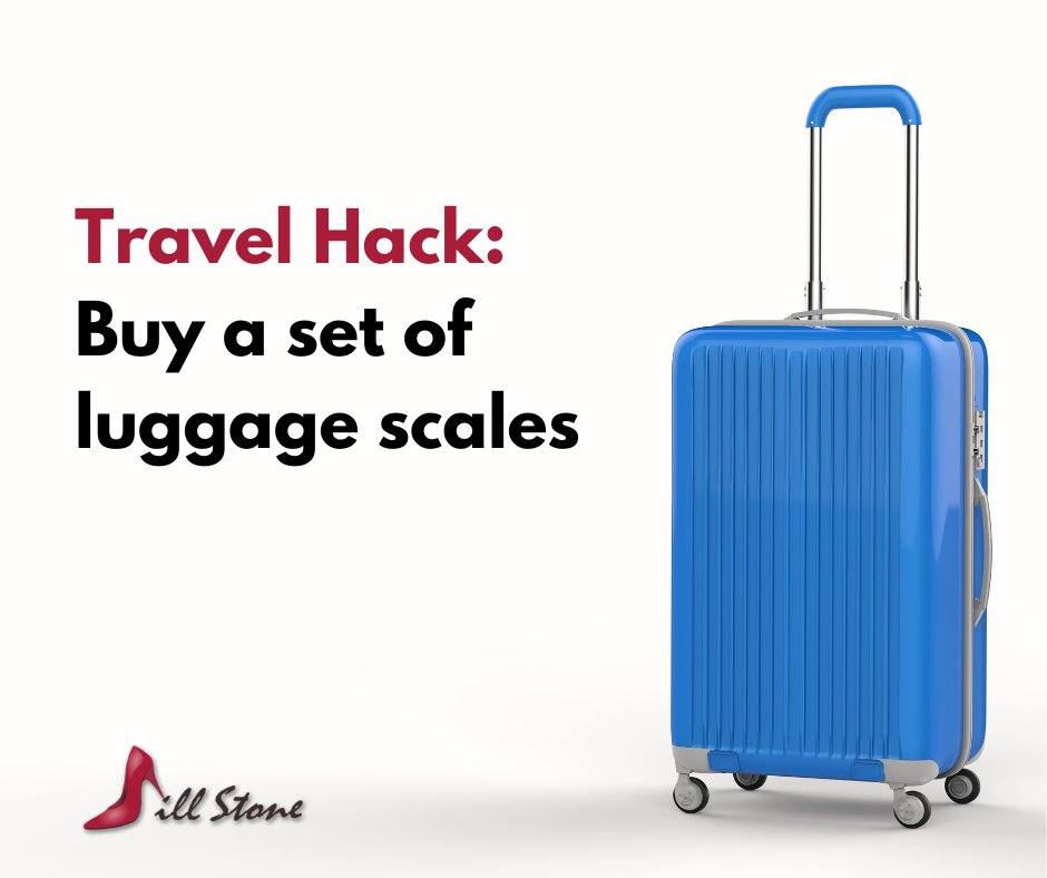 jstonemeetings's tweet image. Most airlines enforce strict weight limits on luggage, and if you get caught out, you’ll be charged extra. You can easily avoid this by packing light and using luggage scales to ensure you’re within the limit! #TravelHack #LuggageTip #CheckedBag