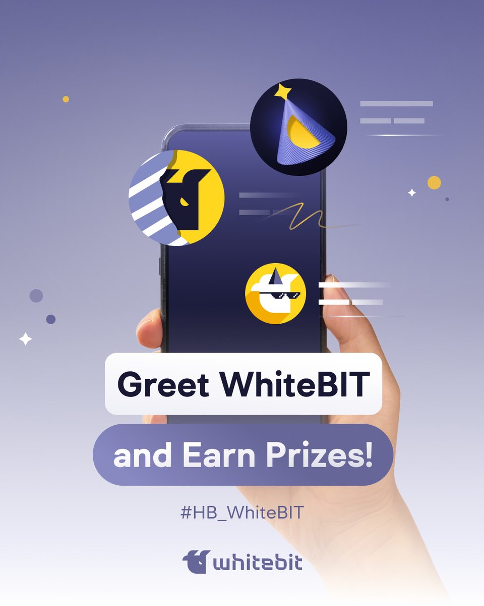 B-day dress-up party?

Set a new avatar from WhiteBIT for your profile and get a chance to share a 1000 USDT prize pool with the other 100 lucky winners. ⬇️