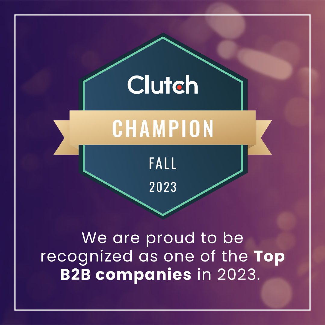 🏆 E29 Marketing is proud to announce our double win – Clutch Champion and Clutch Global Award winner! 🌟 Thanks to our amazing team and clients for your support! 🙌 

#ClutchChampion #GlobalAwardWinner