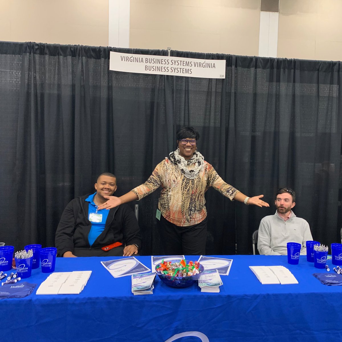VBS Employees Mike, Debora, Jordan, and Mills represented Virginia Business Systems at this week's Public Procurement Forum's Supplier Connect in Virginia Beach.