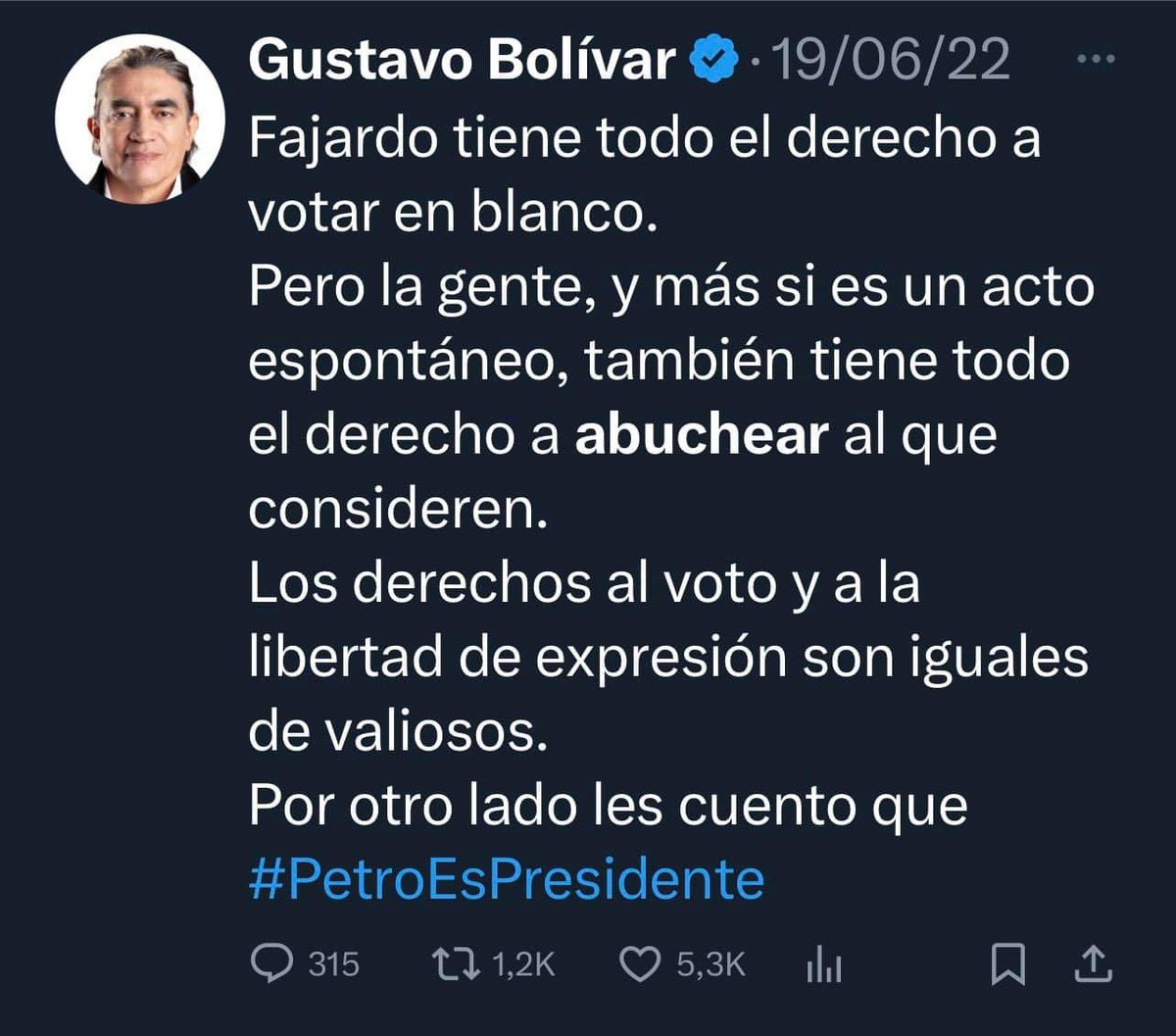 oscarcruz85's tweet photo. @petrogustavo La izquierda y su doble moral… https://t.co/mA2ujMmhNL