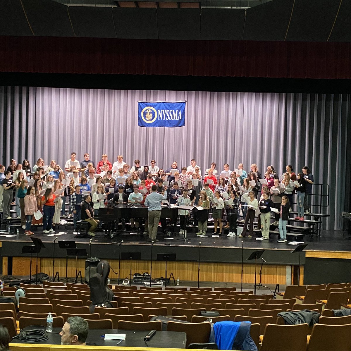 Very proud of our group of 10 performing in Sr. Area State this weekend at Elmira HS! 10 hours of focused rehearsal is no joke! #mycrcs <a href="/Mosher_Jeni/">Jeni Mosher</a> <a href="/feefifofum74/">Christopher Fee</a> <a href="/BandCrcs/">CRCS Band</a>