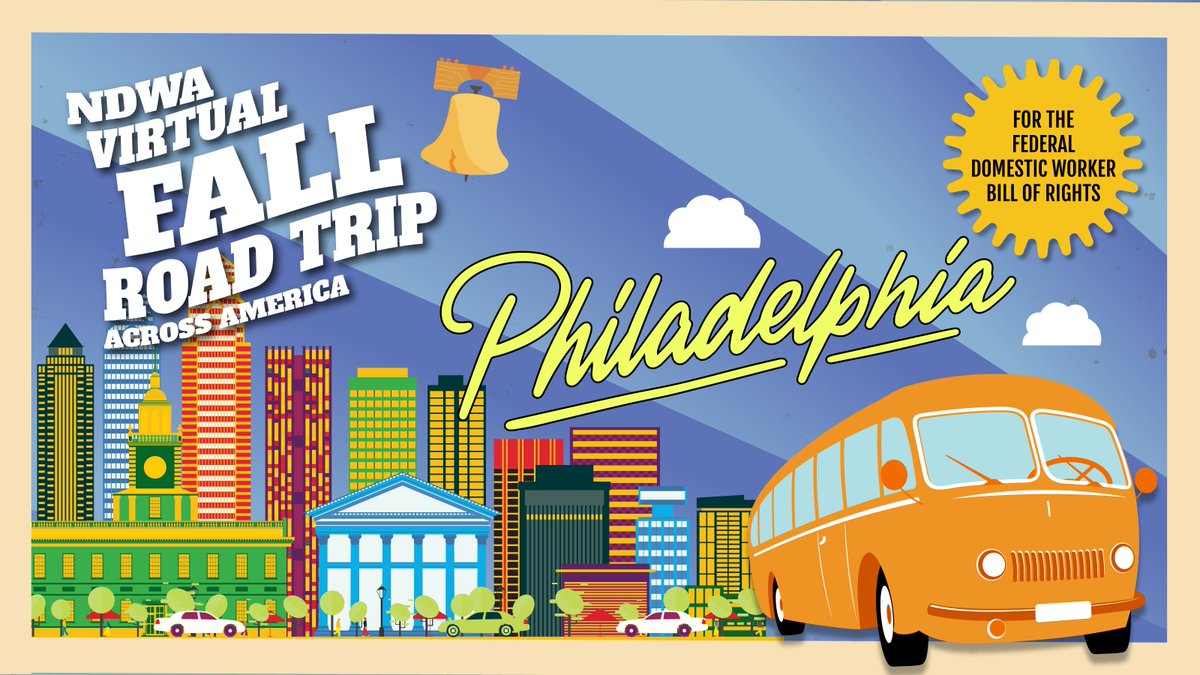 Philadelphia! 📍🚍 Philly's #DomesticWorkerBillofRights was passed in 2020 and included labor protections, meal and rest breaks, paid time off, advance notice of termination, protection from discrimination and harassment, and the right to a written employment contract.