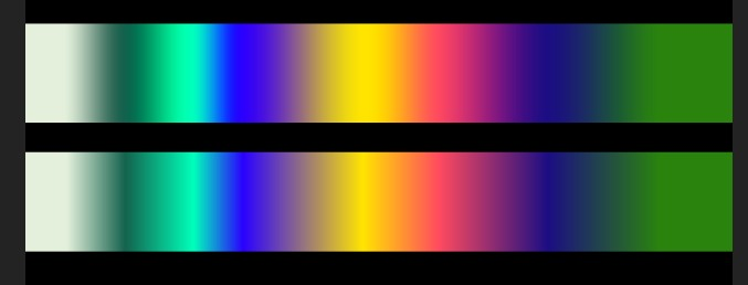 Hear me out

In After Effects, the layer styles gradient looks way more natural than the gradient fill from shape layers.

I started noticing this but I thought I was going crazy.

The top gradient is from Layer Styles.
The bottom is from Gradient Fill.