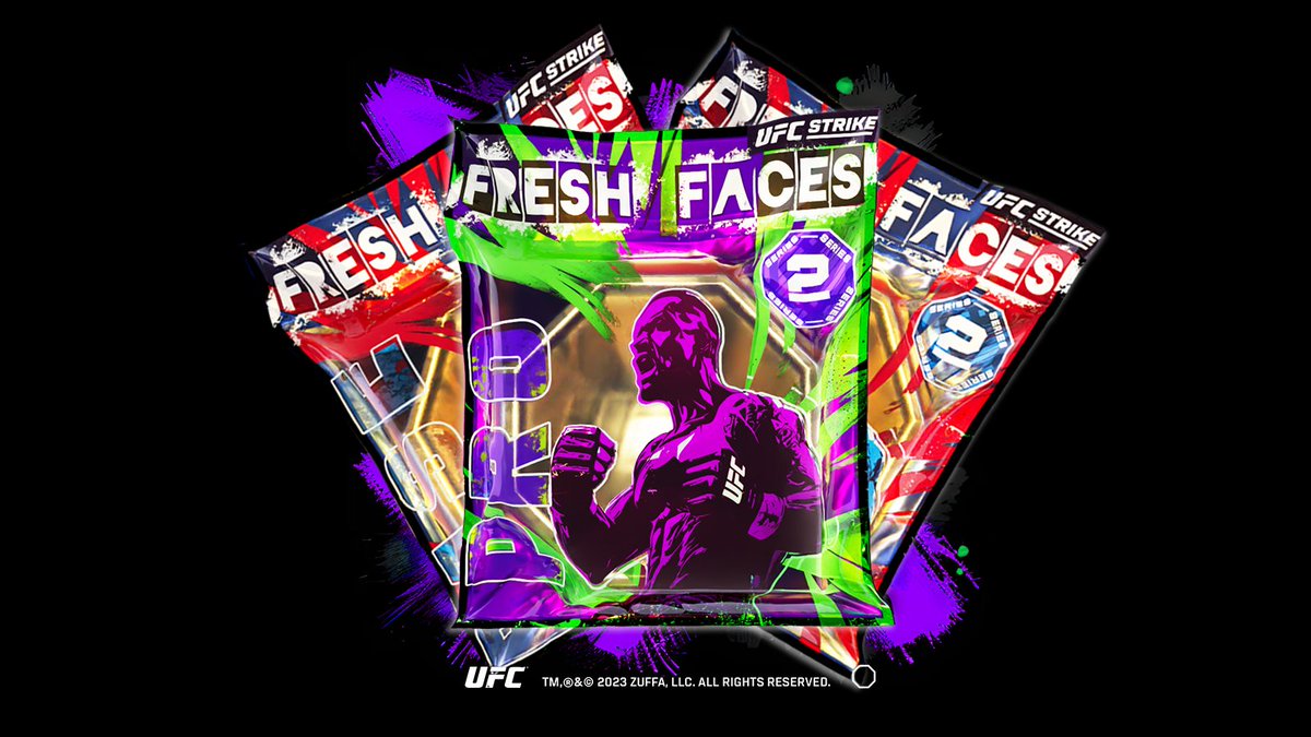 Giveaway Round 2! 🥊

<a href="/UFCStrike/">UFC Strike</a> just dropped their first Series 2 'Fresh Faces' Packs and I was given a few more packs to give out -  a Pro Pack and 2 Base Packs.

❤️ Like &amp; Follow <a href="/UFCStrike/">UFC Strike</a>
♻️ Repost
❓ Post a GIF of the best #UFC fighter ever - in your opinion of course. ✊
