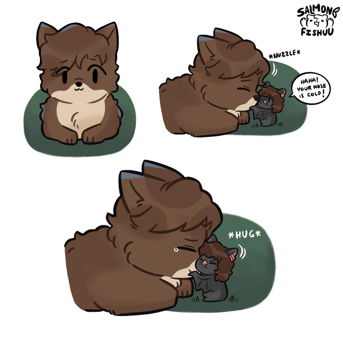 salmonblurb's tweet photo. Bite the Moon (Part 12) Eddie can only hug the snoot 🥺
.
.
.
Check out my Patreon if you wanna support me in making this comic and also see early previews to the next parts!! Thank you for all the support! https://t.co/p4rkKl2NaY