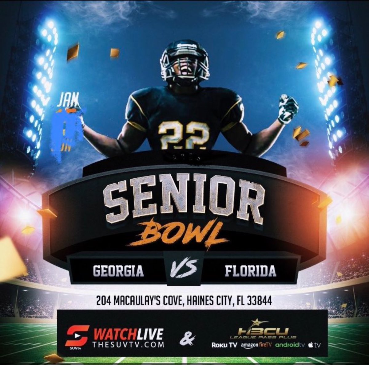 Blessed to Receive an invitation from <a href="/GAvsFLShowcase/">Georgia vs Florida Showcase</a> Thank You <a href="/OreyFerrell/">Orey Ferrell</a> for the opportunity to Showcase my talents <a href="/coach_wilburn/">jon wilburn</a> <a href="/WHCoachWhite/">Carl White</a> <a href="/polk_way/">PolkWay</a> <a href="/DylanOliver23/">PolkwayDylan</a>  #BeatGeroriga #FLoridavsGerorigaHSAllstar
