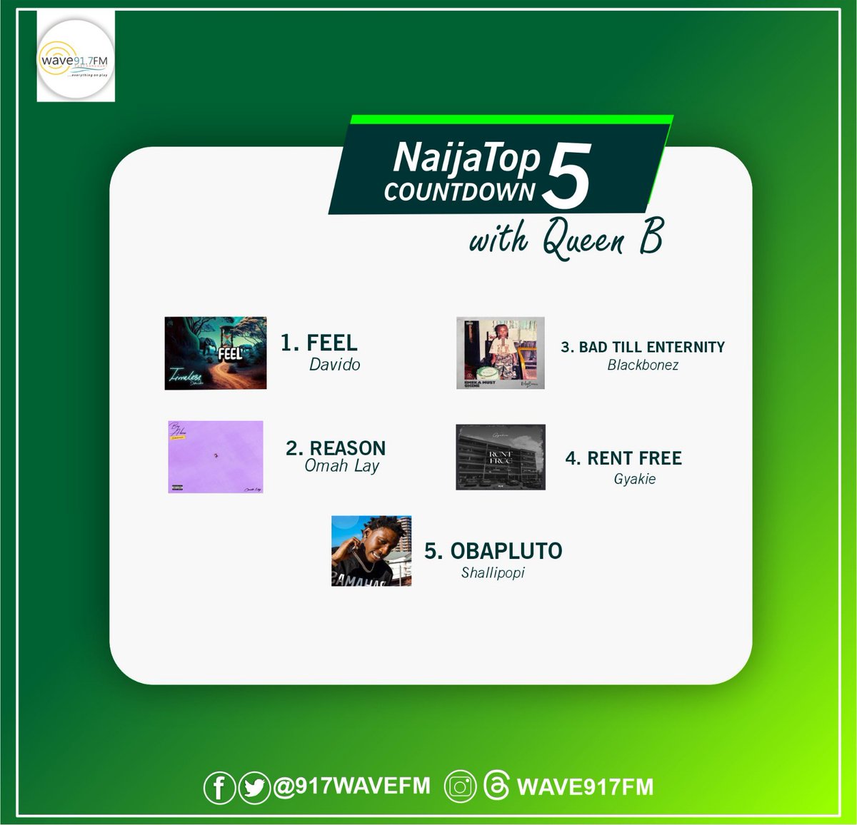 917wavefm's tweet image. #Thechart #Thisweek