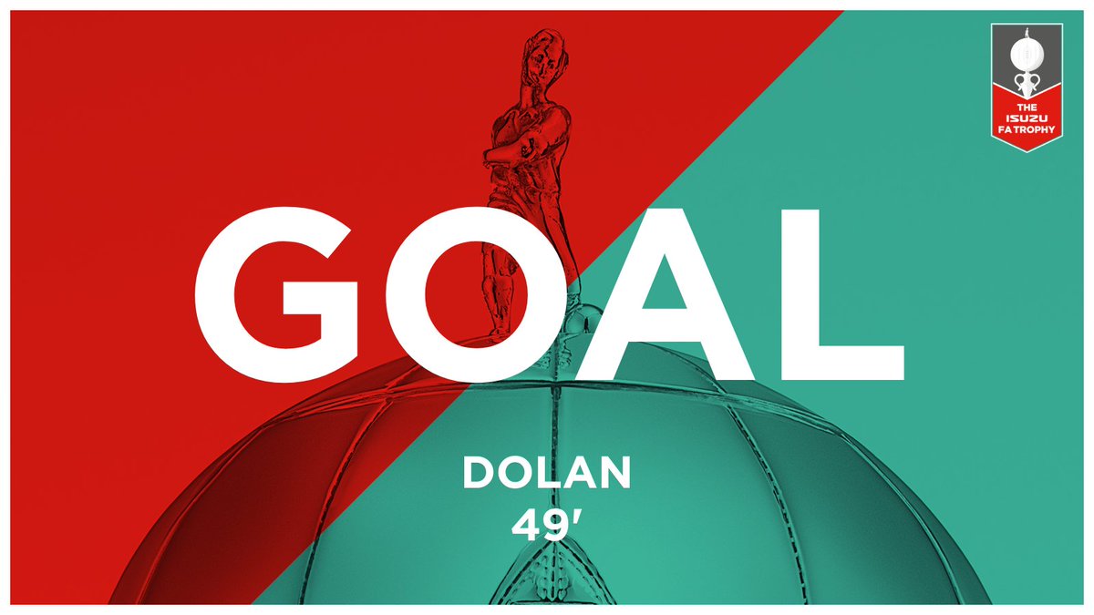 TUFC1899's tweet photo. 49' GOAL FOR UNITED! Dolan fires his strike low and into the bottom corner!

2-0

#tufc #TORYEO | #IsuzuFATrophy https://t.co/IO3H6Asz3m