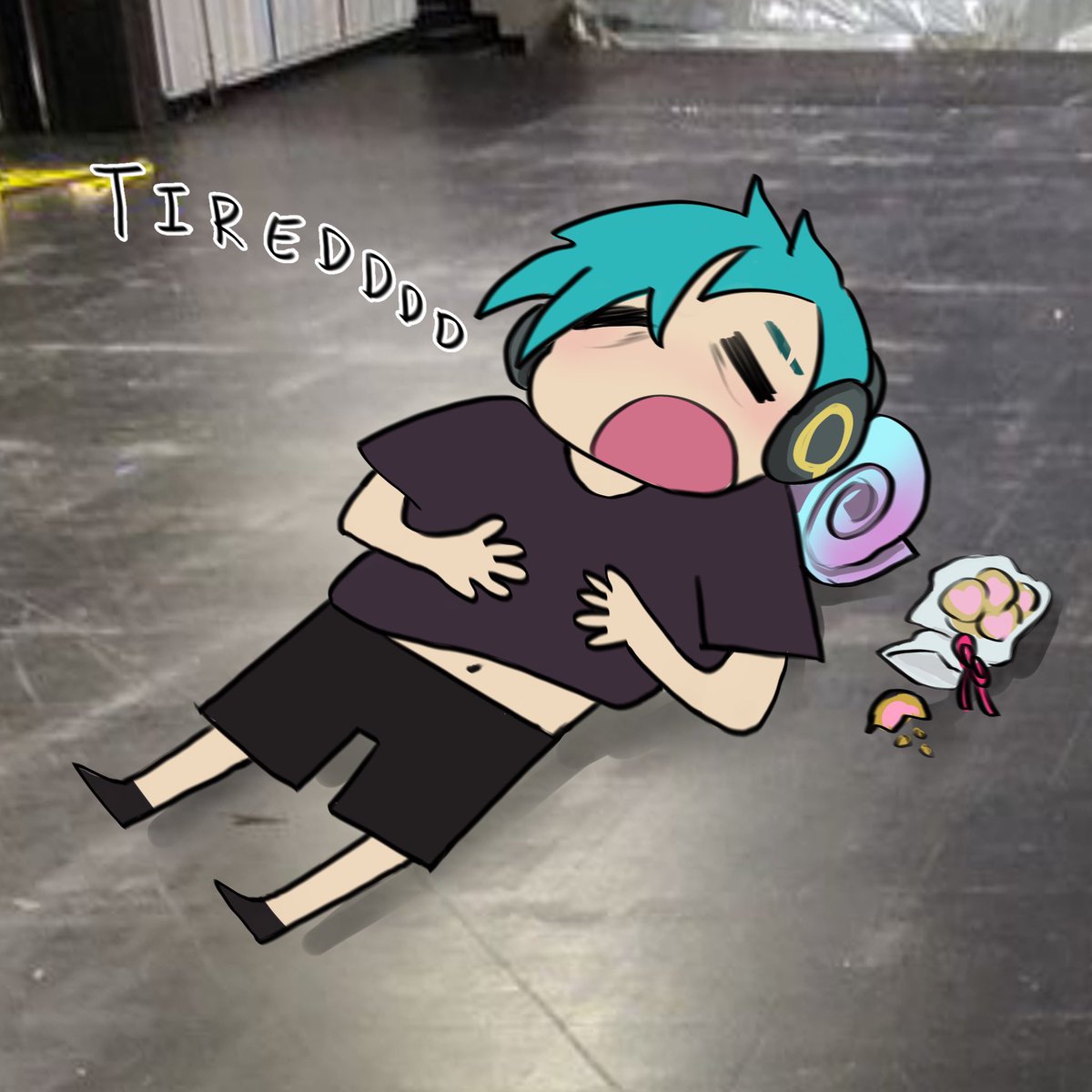 amsisssart's tweet photo. My bet is Phel needed a break during rehearsals 💤

#Heartsteel #LeagueOfLegends #Aphelios #Worlds2023 https://t.co/J9IUCnnuMq