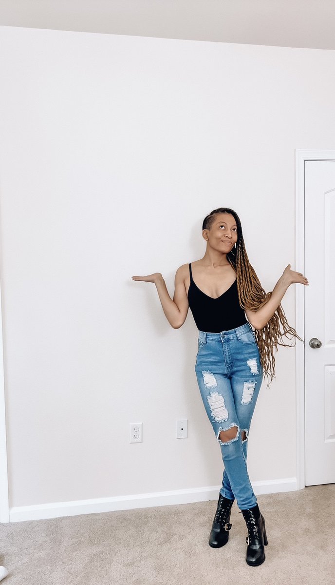 I work from home & I’m a home body 😂 So I put some stuff together just to have fun & get dressed

Bodysuit : @Amazon (link under my Amazon store beauty section)
Boots : @ShoeDazzle 
Jeans @FashionNova 
Cardigan : Honestly …. I don’t remember 😂 but it’s a nice touch to cover up